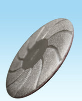Diamond Brazed Metal Pad 100 GRIT 4" EA