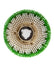 16" Rotary Floor Scrubbing Brush Green/White