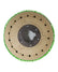 16" Rotary Floor Scrubbing Brush Green/White