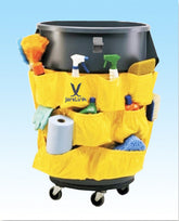 44 Gallon Trash Barrel, Dolly, Caddy Bag Kit