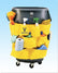 44 Gallon Trash Barrel, Dolly, Caddy Bag Kit