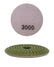 4" Convex Wet Diamond Pad #3000