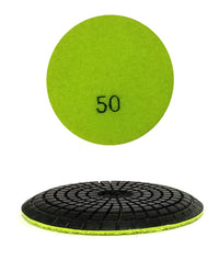 4" Convex Wet Diamond Pad #50