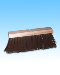 DECK BRUSH PLASTIC DARK BROWN 16"
