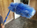 JL Dustal - Screw On Wall Duster, Ceiling Duster 3 Section Extension Blue