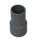 Hose End Grey 1.5" Non-Swivel