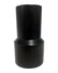 END HOSE BLACK NON-SWIVEL 1.5″