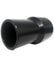 END HOSE BLACK NON-SWIVEL 1.5″