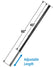 Aluminum Extension Wand 45" Black for Telescope J-Wand