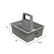 Maid Basket Plastic Gray