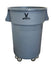 44 Gallon Trash Barrel & Dolly