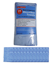Microfiber Towels 16″ X 16″ 24/Pack (Various colors)