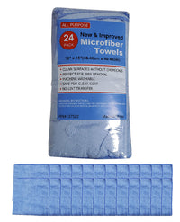 Microfiber Towels 16″ X 16″ 24/Pack (Various colors)