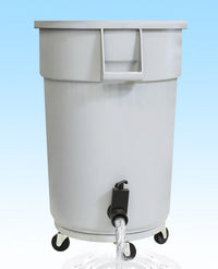 Drain Barrel With Dolly, Water Release Valve 32GAL/44GAL/55GAL