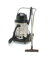Powr Flite S/S 20-Gallon Wet/Dry Vacuum PF55-Optional Front Squeegee