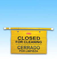 English & Spanish Hanging Safety Sign