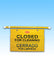 English & Spanish Hanging Safety Sign