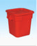 Square Brute Container w/ Lid 40 Gal