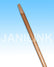 HANDLE PUSH BROOM WOOD TAPERED