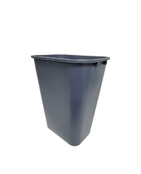 WASTE BASKET 41QT GRAY