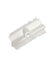 10" Winged Tri-level Brush White