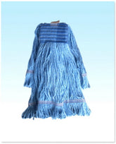 #90297 Wide Band Looped Mop Large Rayon Blue