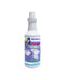 Bottle of Queen Bathroom Cleaner on a light blue background