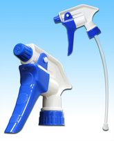 High-Output Blue Spray Bottle Nozzle